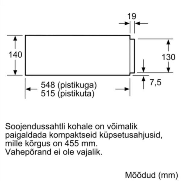 Bosch Seeria 8 soojendussahtel 60 x 14 cm - Image 4